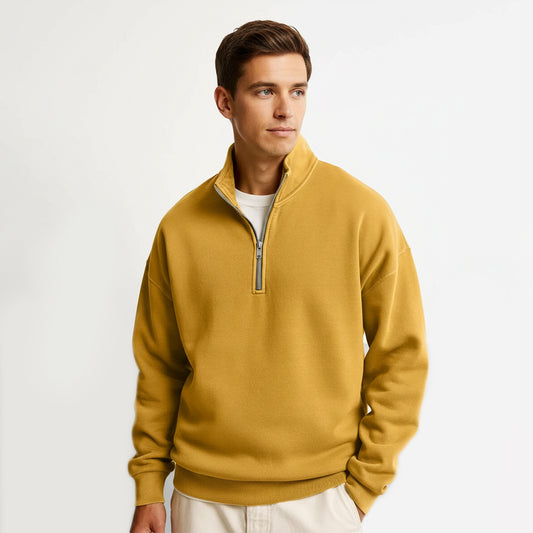 THE FABIO QUARTER ZIP SWEATER