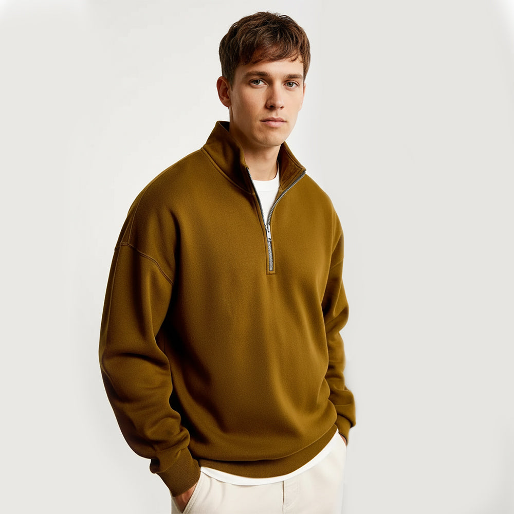 THE FABIO QUARTER ZIP SWEATER