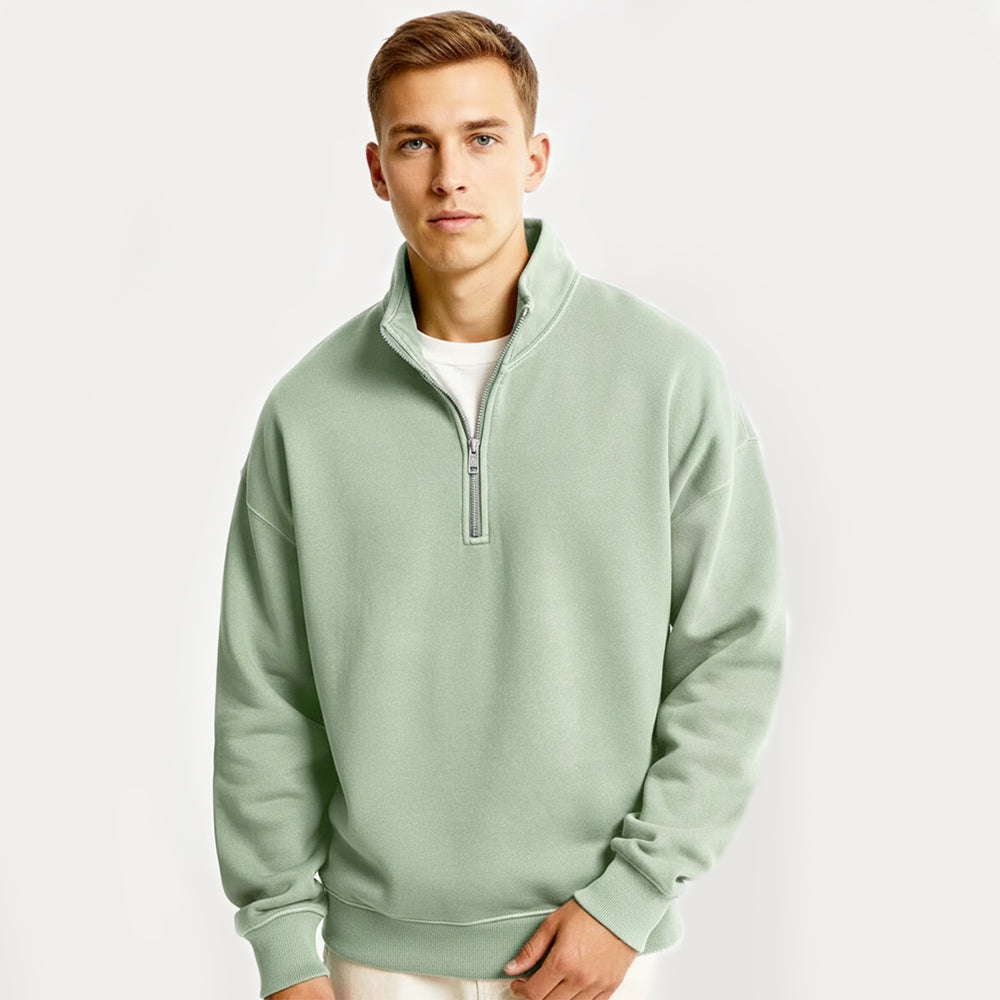 THE FABIO QUARTER ZIP SWEATER
