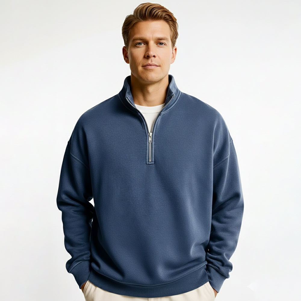 THE FABIO QUARTER ZIP SWEATER