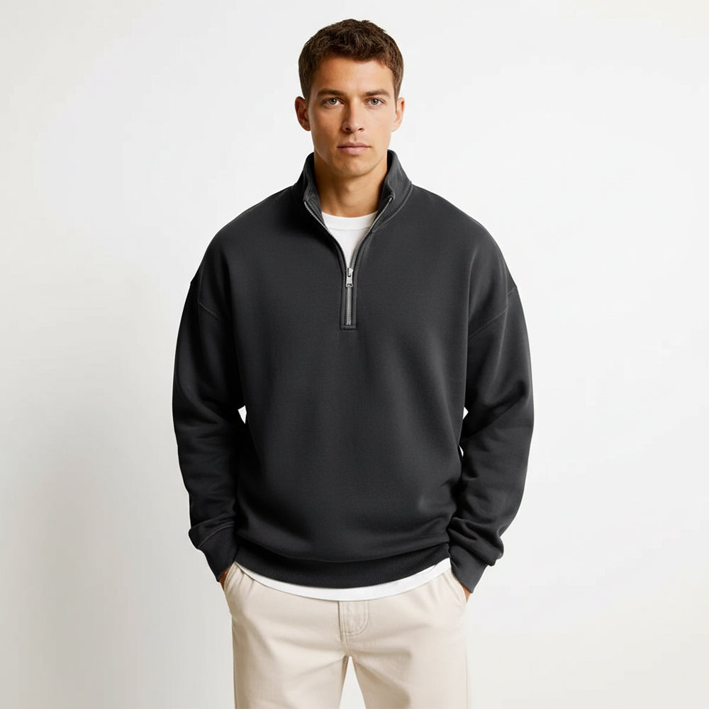THE FABIO QUARTER ZIP SWEATER