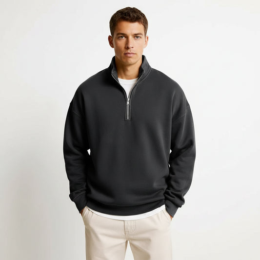 THE FABIO QUARTER ZIP SWEATER