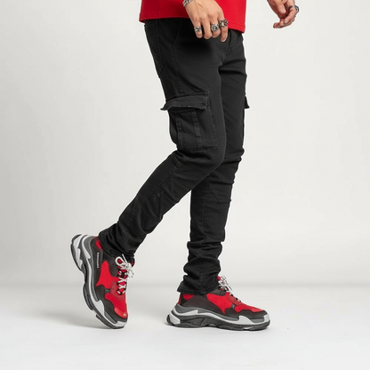 THE VERONA CARGO DENIM JEAN