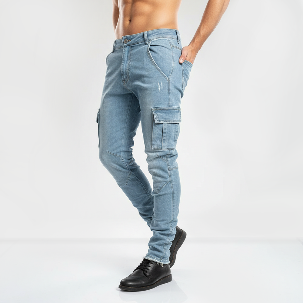 THE VERONA CARGO DENIM JEAN