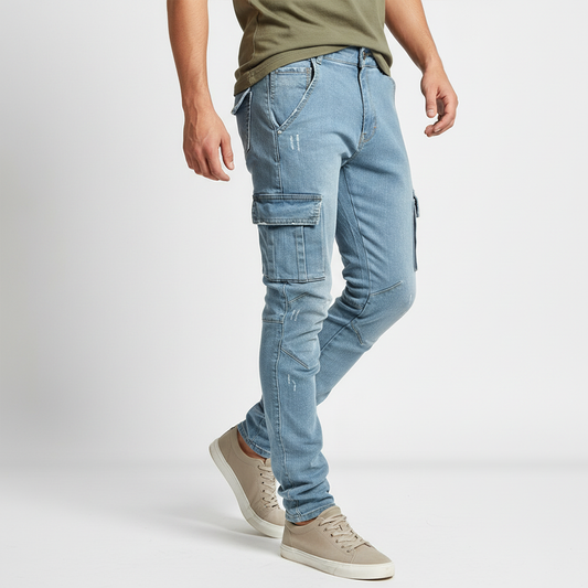 THE VERONA CARGO DENIM JEAN
