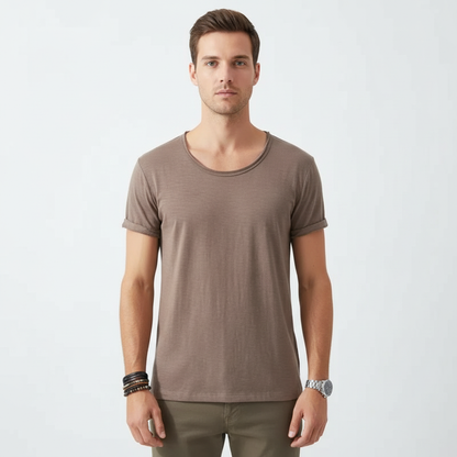 THE ROMA RAW EDGE TEE