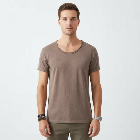 THE ROMA RAW EDGE TEE