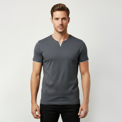 THE V SIENA HENLEY TEE