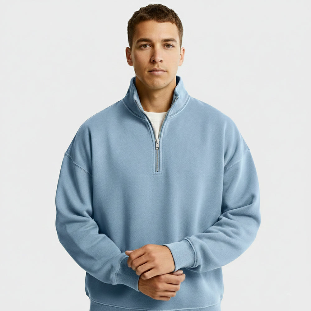 THE FABIO QUARTER ZIP SWEATER