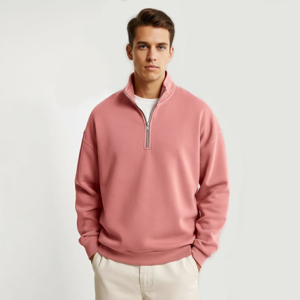 THE FABIO QUARTER ZIP SWEATER