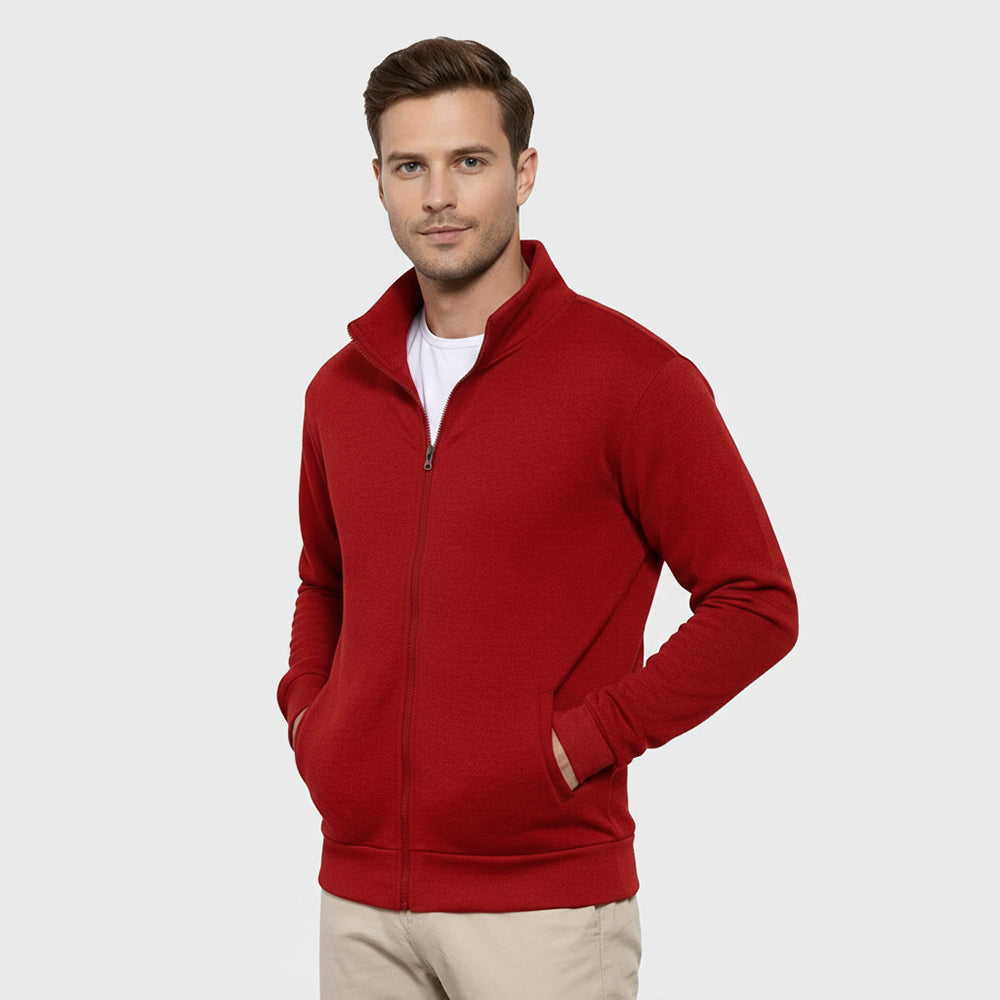 THE SANTONI FULL ZIP SWEATER